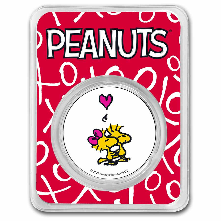 Peanuts® Woodstock Lovebirds 1 oz Color Silver | eBay